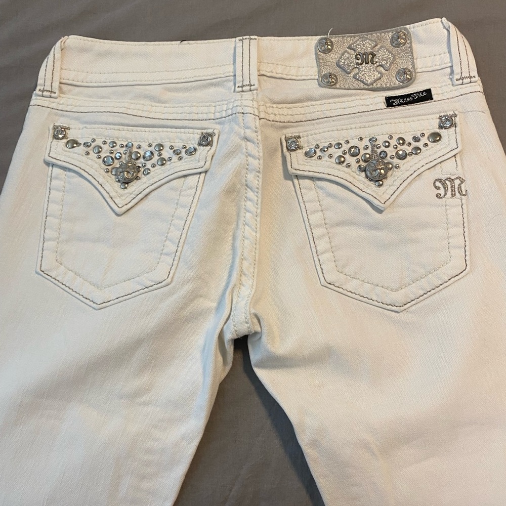 White Miss Me Jeans